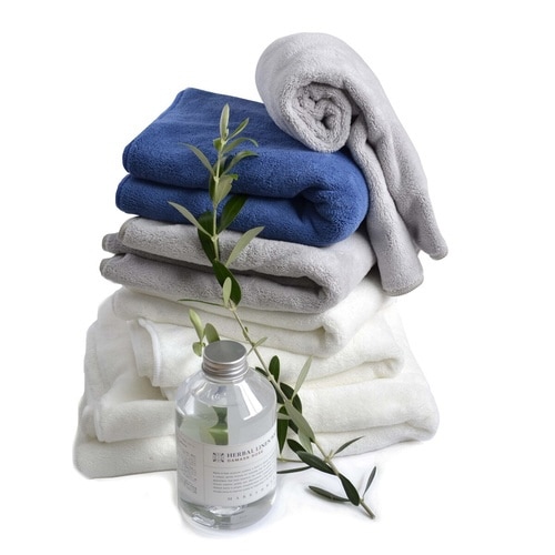 カラリプラス ヘアドライタオル グレー