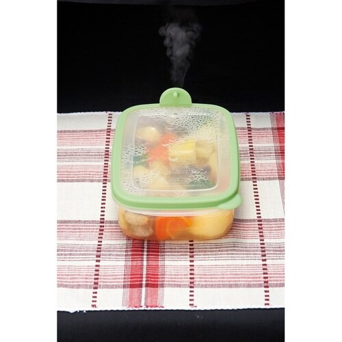 保存容器 エアーキーパー 600ml グリーン