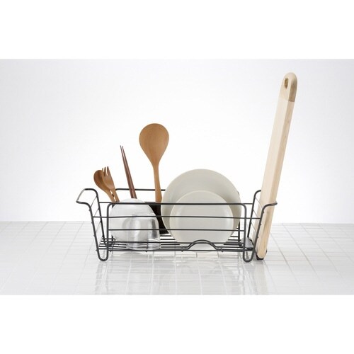 水切りラック 水切りかご リッチェル ダークグレー