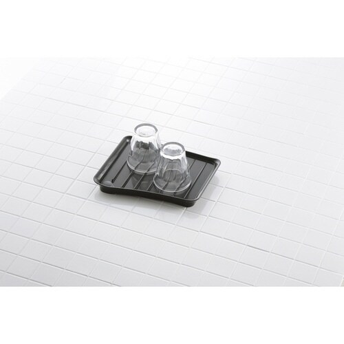 水切りトレー 水切りマット ダークグレー