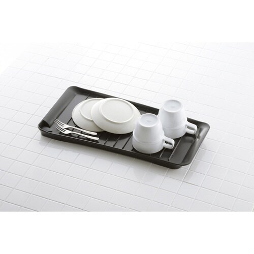 水切りトレー 水切りマット ダークグレー