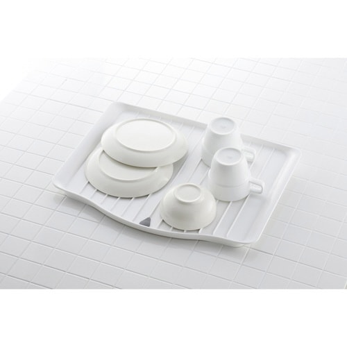 水切りトレー 水切りマット リッチェル ホワイト