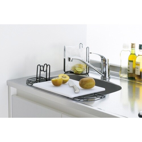 水切り 水切りラック リッチェル ダークグレー