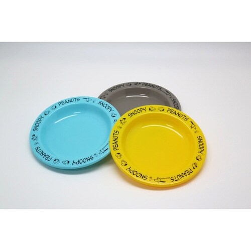 プレート 18cm 3枚入り スヌーピー