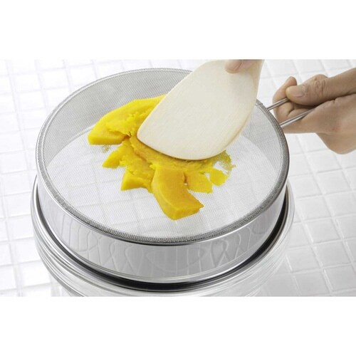 粉ふるい 取っ手付き ママクック ふるい&うらごし