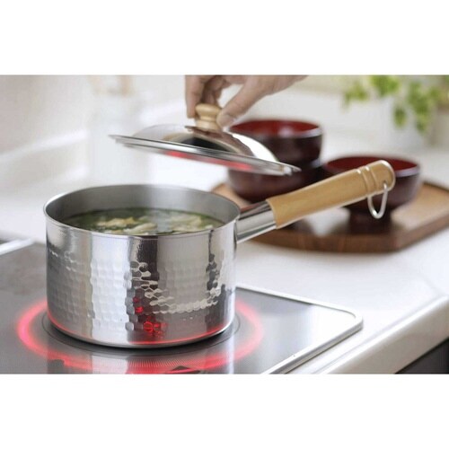 片手鍋 プロモデル 深型片手鍋 18cm 白柄