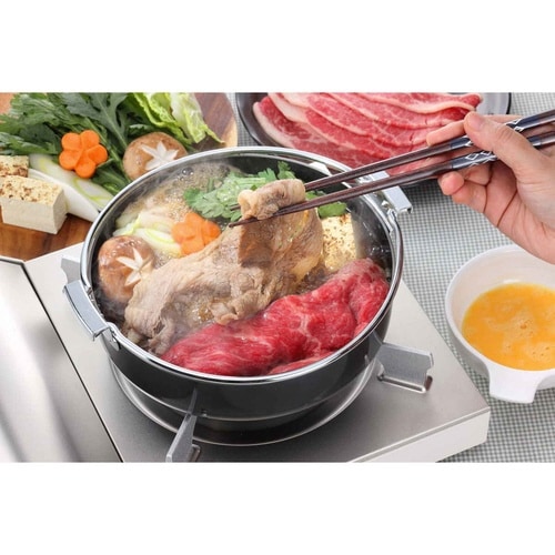 すき焼き鍋 20cm IH対応 鉄製