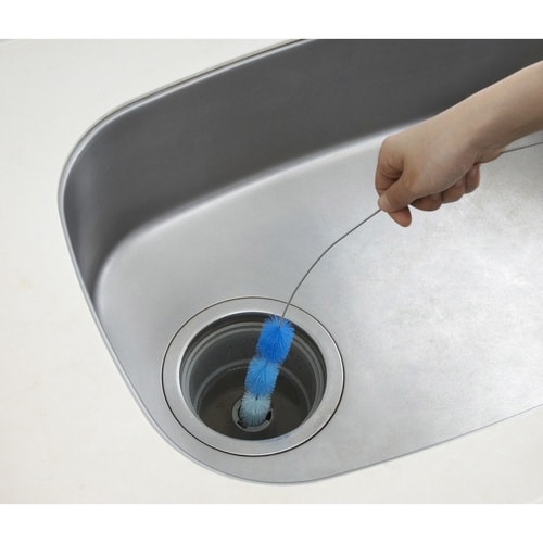 排水管クリーナー 5連ブラシ 全長120cm