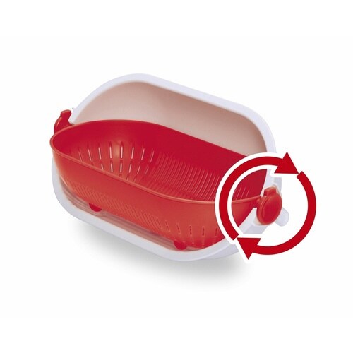 ザル ボール 一体型 レッド