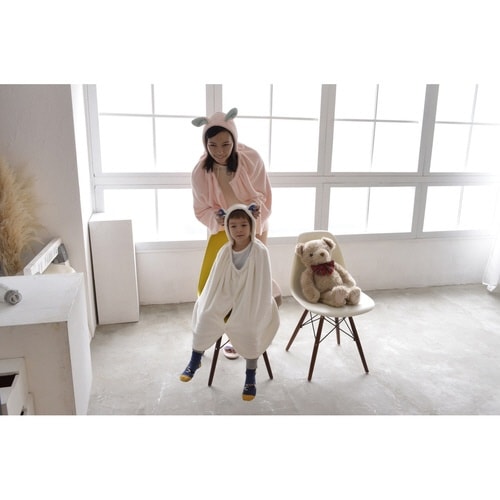 フード付きタオル zooie シロクマ