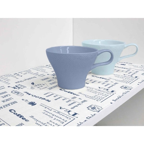 食器棚シート ズレにくい防虫棚敷きシート ブルー