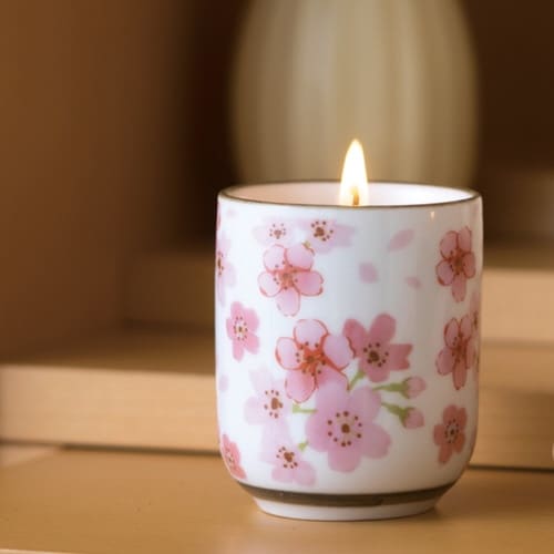 桜茶キャンドル(小)