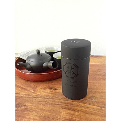 茶筒 63 ロクサン 茶筒 200ml ブラック