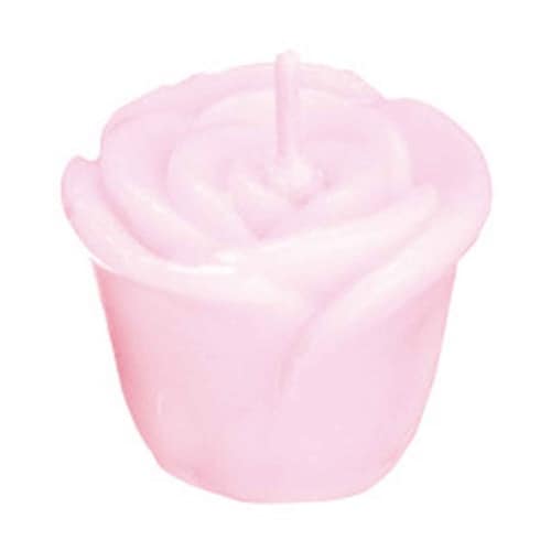 キャンドル ろうそく ローズ 3個入 ライトピンク