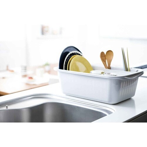 水切りラック シェリー 水切りセット M ホワイト