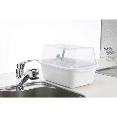 水切りラック シェリー 水切りセット M ホワイト