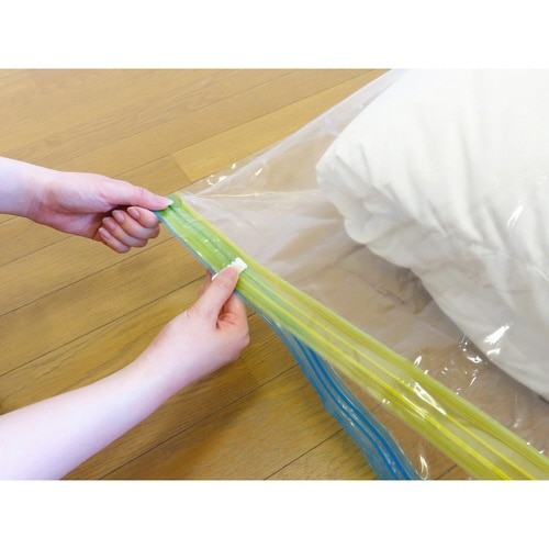 圧縮袋 座ぶとん マチ付き 1枚入