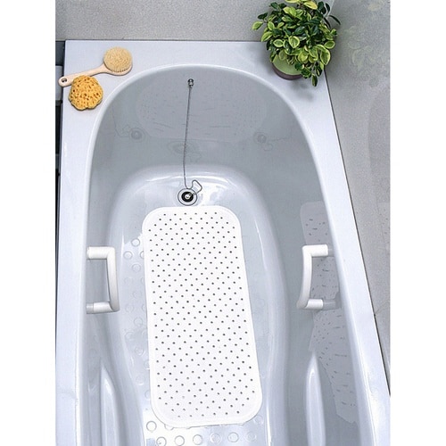 風呂マット スベリを防ぐ浴槽マット ホワイト