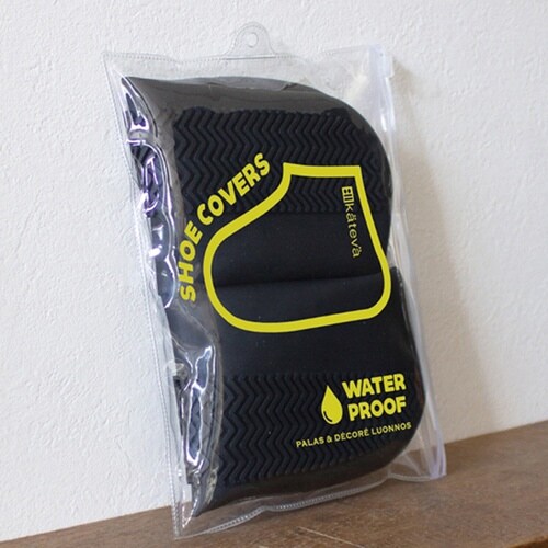 シューズカバー L 靴カバー 防水 ブラック