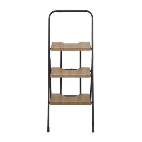 脚立 3段 折りたたみ おしゃれ 軽量 ブラック