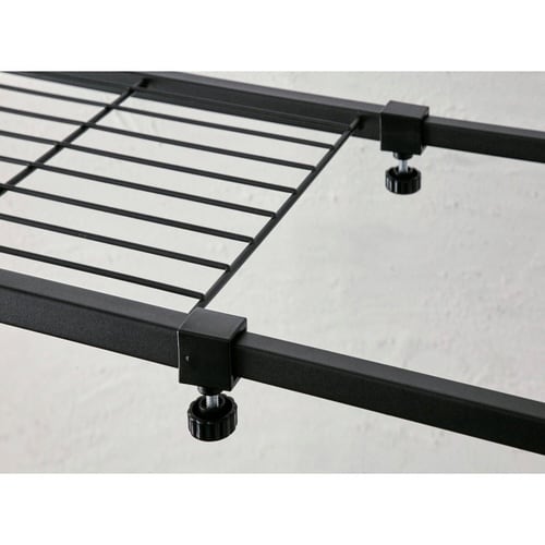 ランドリーラック 角パイプ洗濯機棚 マットブラック