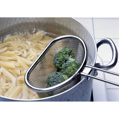 ザル 手つきザル ママクック ハーフストレーナー