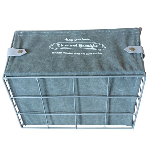 収納ボックス ルメナージュ バスケット S グレー