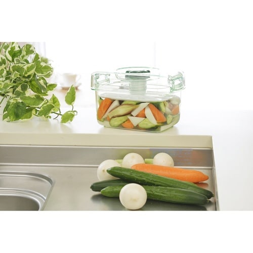 漬物容器 即席つけもの器 角型 1.57L