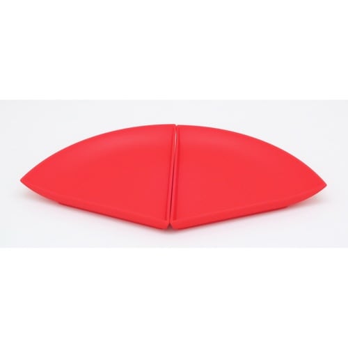 プレート 20% 14cm 同色2枚セット レッド