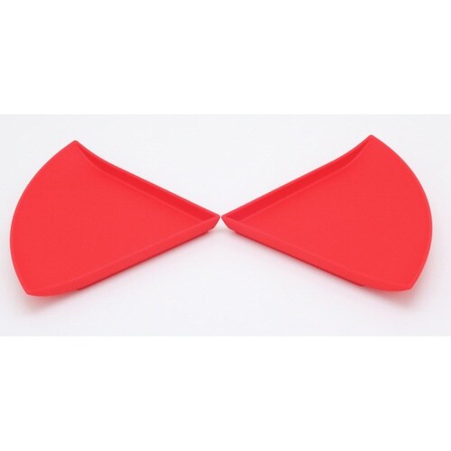 プレート 20% 14cm 同色2枚セット レッド