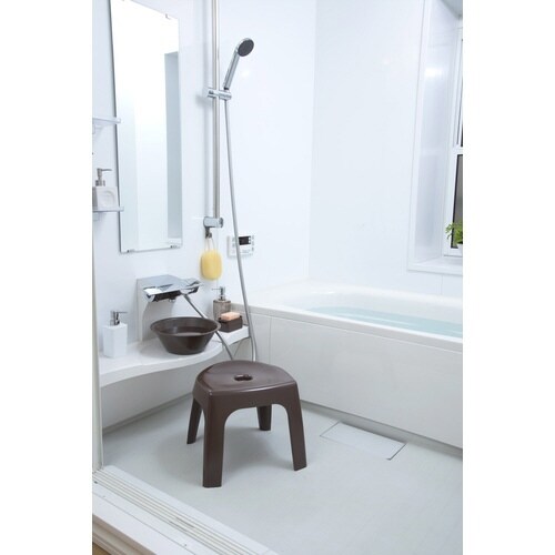風呂椅子 30cm フロート 風呂イス ブラウン