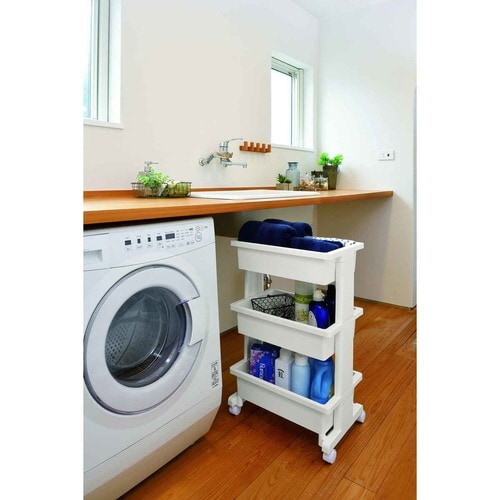 キッチンワゴン モバイルワゴン 3段 LISE