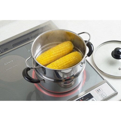 蒸し器 2段 20cm IH対応 蒸しごよみ