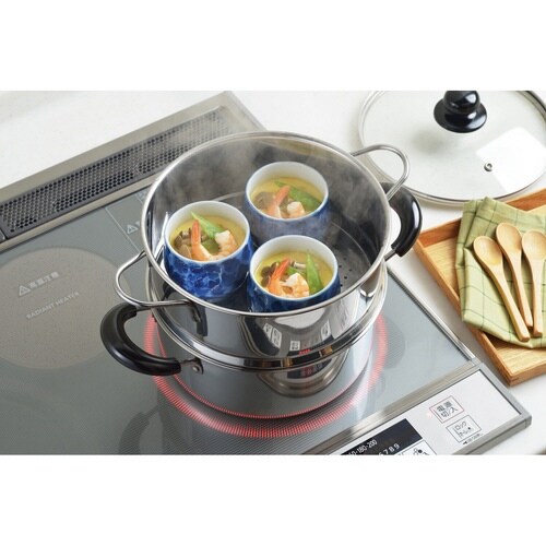 蒸し器 2段 20cm IH対応 蒸しごよみ