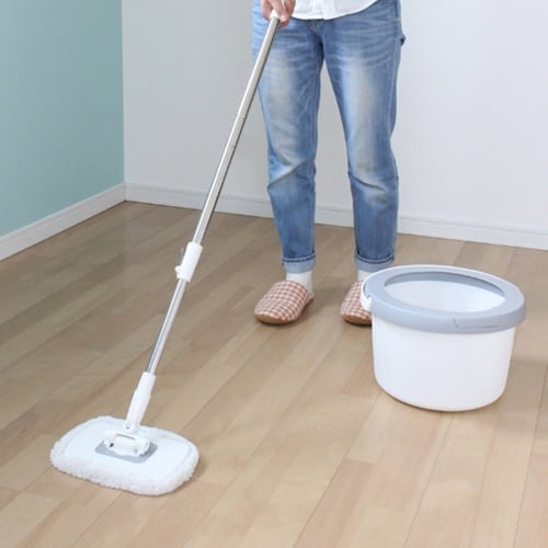 回転モップ トルネードプラス 角型 水拭き モップ