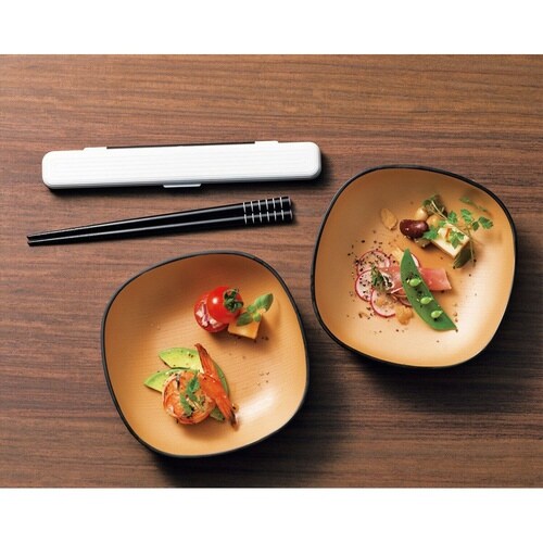 ボウル 14cm スクエア プラスチック ブラック