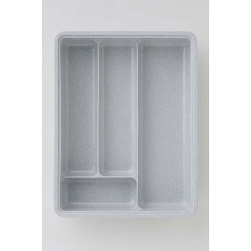 カトラリーケース スライド式抗菌整理トレー グレー