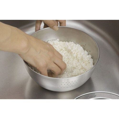 ボウル 18cm ステンレス製 洗米ボウル 日本製