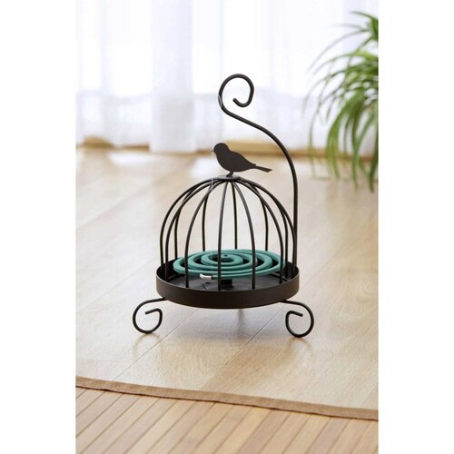 蚊遣り器 鳥 線香入れ ステンレス製