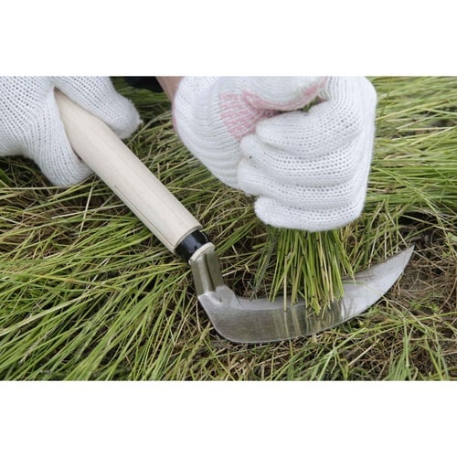 ガーデニング用品 鎌 ギザ刃鎌 段付き