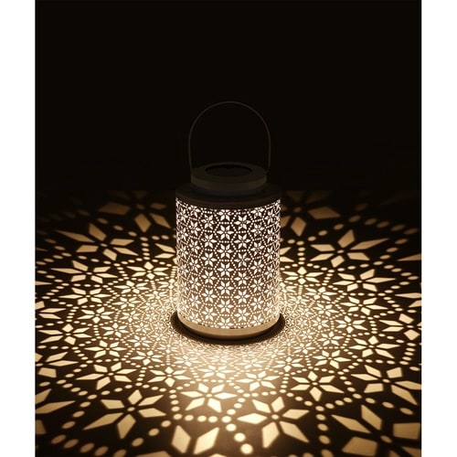 ランタン LED ソーラー 充電 ハニカム