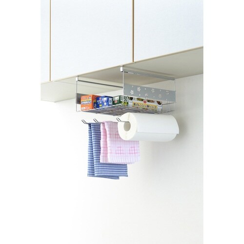 吊戸棚収納 戸棚下収納 吊り戸棚下ラック 桜