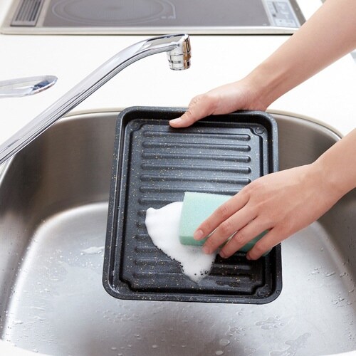 魚焼きトレー グリル専用 ワイド マーブル加工