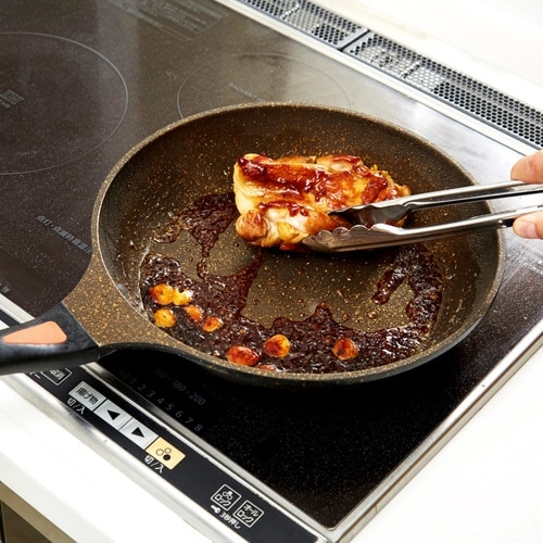 フライパン 26cm IH対応 ゴールドマーブル