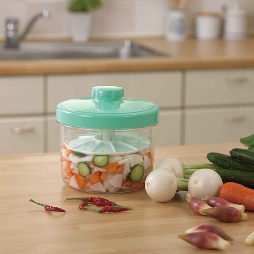 漬物容器 800ml 丸型 即席つけもの器 マミー