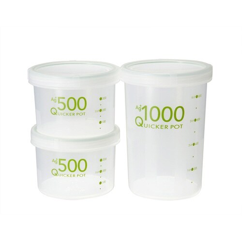 保存容器 500ml 浅型 抗菌 クイッカーポット
