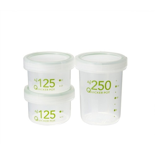 保存容器 125ml 浅型 抗菌 クイッカーポット