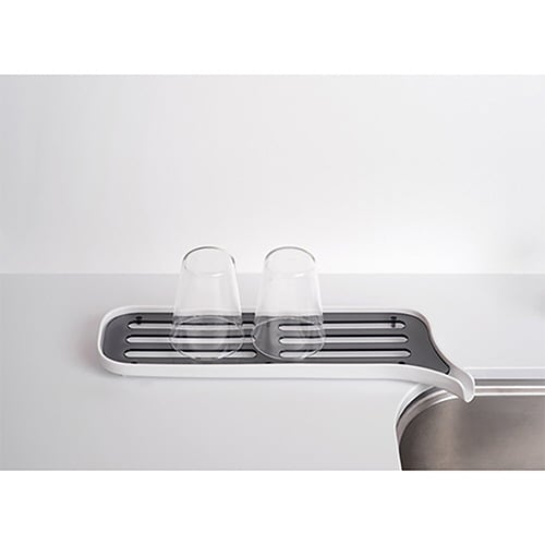 水切りトレー スリム キッチントレー ホワイト