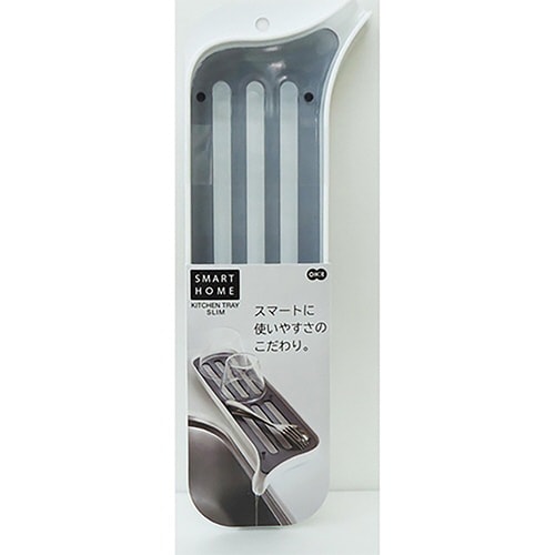 水切りトレー スリム キッチントレー ホワイト