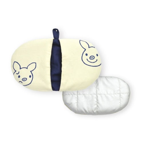 キッチンミトン 鍋つかみ 綿 布製 アイボリー